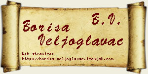 Boriša Veljoglavac vizit kartica